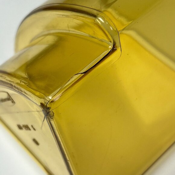 Vintage Rubbermaid Wedge Triangle Amber Canister 5 pc Set JB1-2441 Retro - Picture 5 of 8